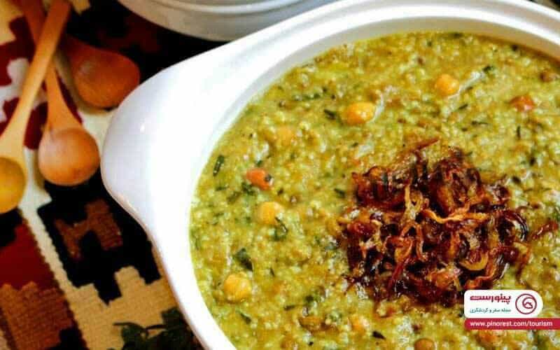 عکس آش داغ و نان داغ بدخشان در شهر یاسوج