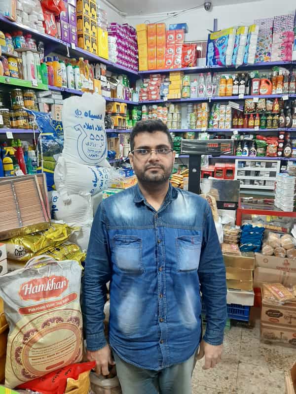 عکس سوپر مارکت برادران درویشی در پلیس آبادان