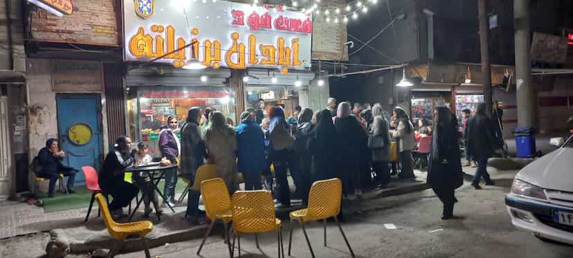 عکس فلافل آبادان برزیلته در احمد آباد آبادان