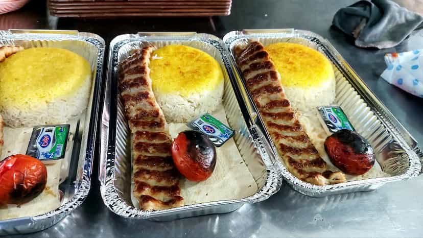 عکس کباب شیپوری در ایزدی فریدون‌کنار