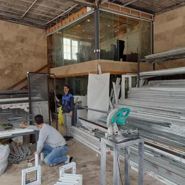 عکس تولیدی درب و پنجره دوجداره UPVC پردیسان در اخلاص قائم شهر