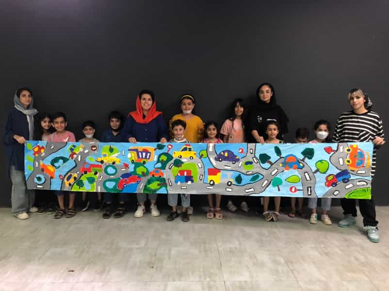 عکس آموزشگاه هنری شاملو در آزادی قائم شهر