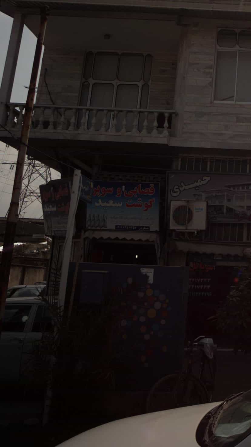 عکس قصابی سعید در گلستان قائم شهر