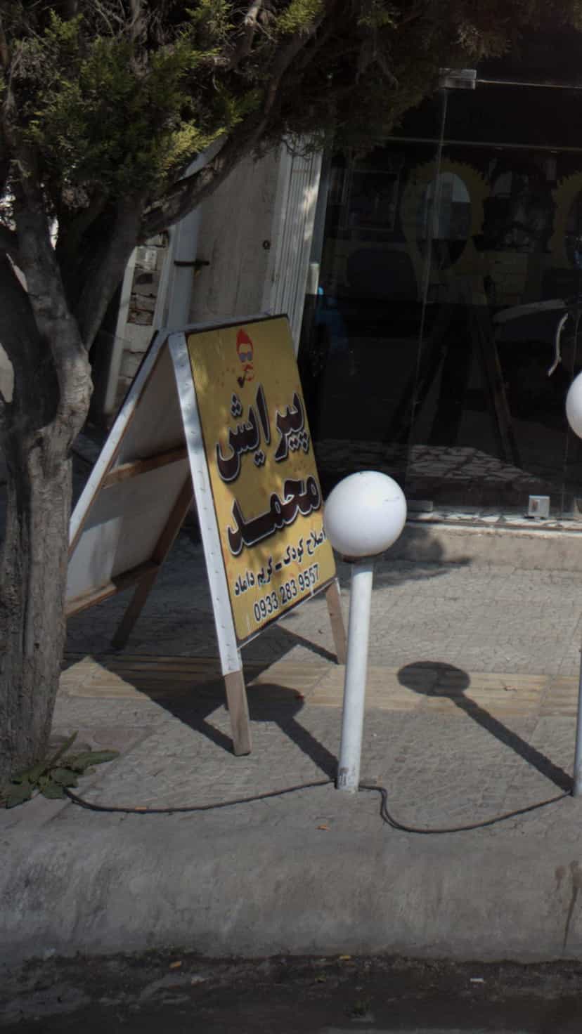 عکس پیرایش محمد در گلستان قائم شهر