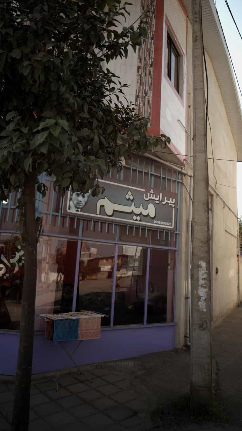 عکس پیرایش میثم در گلستان قائم شهر