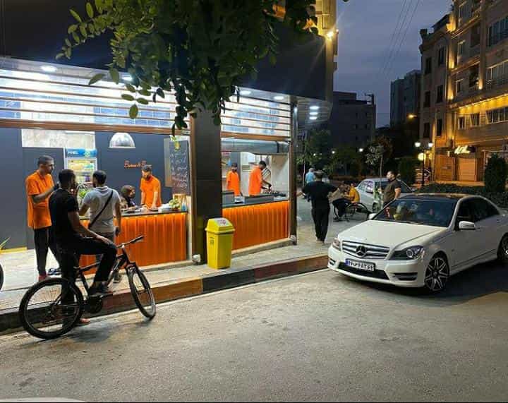 عکس کباب برگر ده شاهی در سجاد قائم شهر