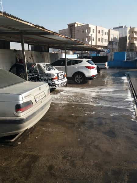 عکس کارواش باران در نجف آباد فردیس