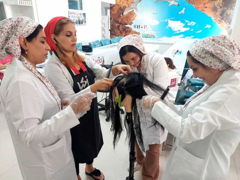 عکس آموزشگاه ارایشگری دانژه (مریم رفیعی)