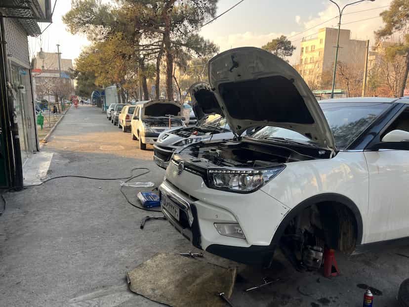 عکس جلوبندی سازی و مکانیکی ناصر