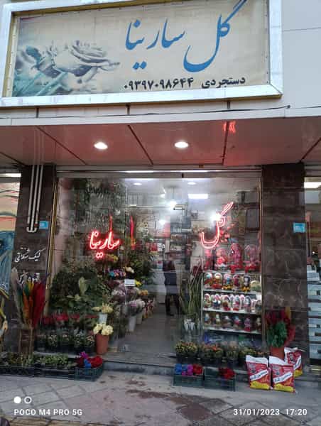 عکس گل فروشی سارینا در فاز ۱ اندیشه شهریار