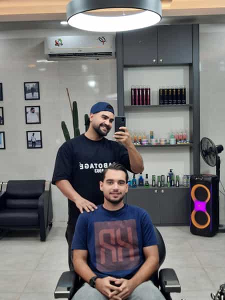 عکس پیرایش پوریاهامون در محمود آباد 