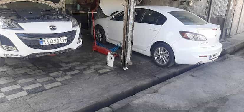 عکس تعمیرگاه رنو در شهر اسلام‌شهر