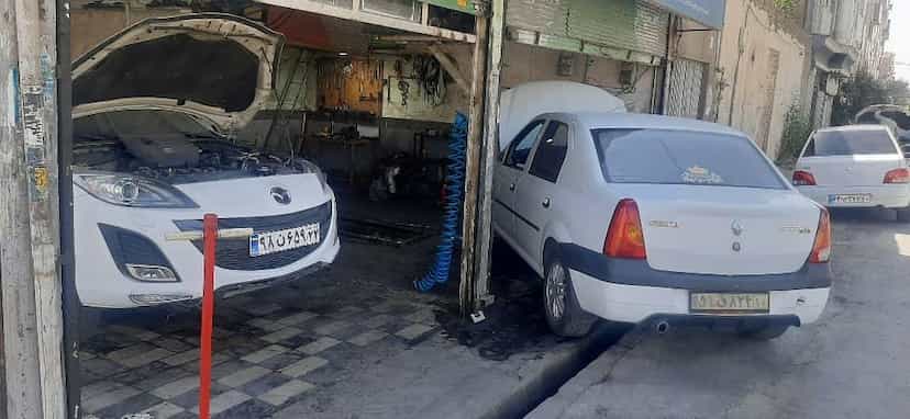 عکس تعمیرگاه رنو در شهر اسلام‌شهر