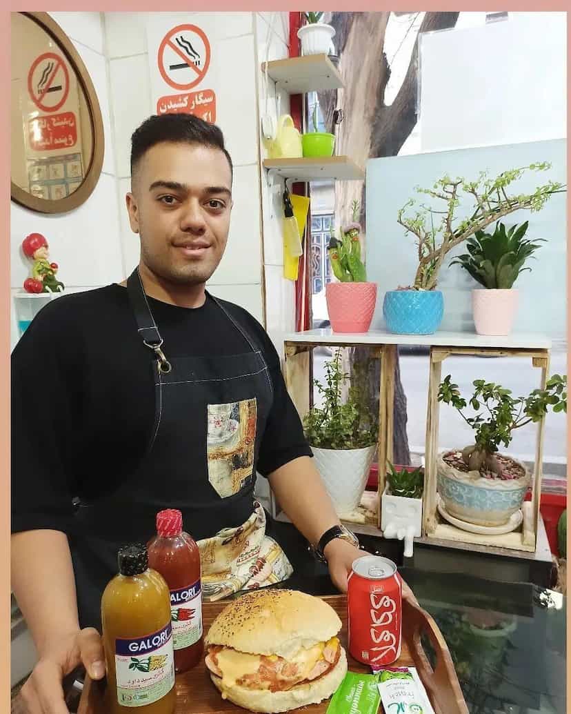 عکس برگر دلشاد