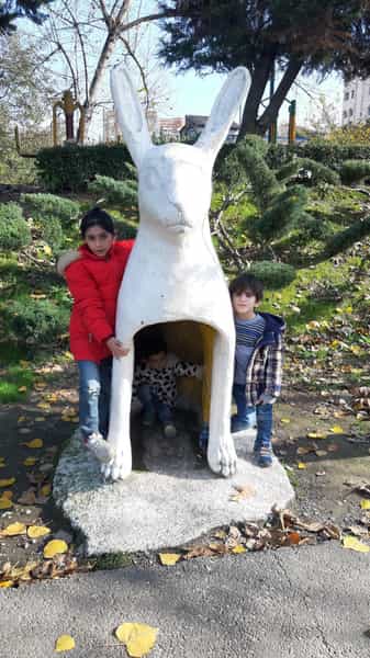 عکس پارک دهکده طلایی آمل در اسپه کلا آمل