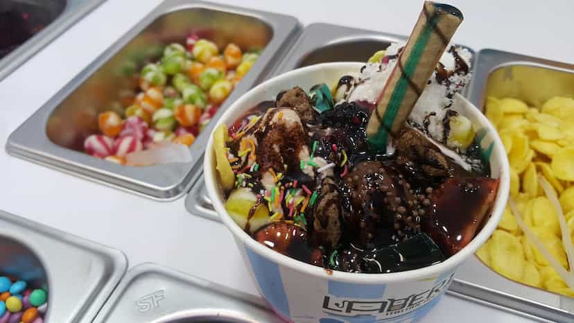 عکس بستنی ایتالیایی لابریت آمل در اسپه کلا آمل