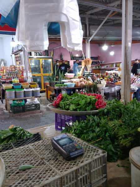 عکس بازار روز آمل در گرجی محله آمل