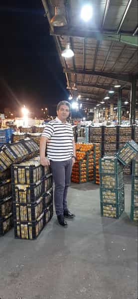 عکس میدان میوه و تره بار شهر قزوین در حمام بلور قزوین