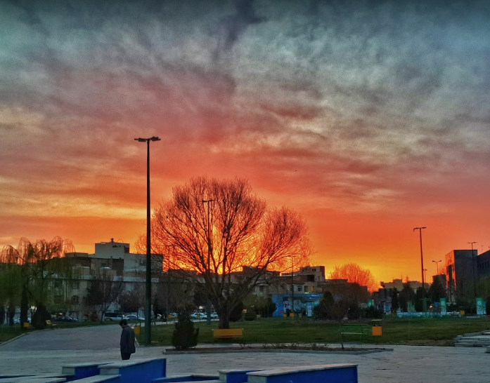 عکس بوستان الغدیر در دانشگاه قزوین