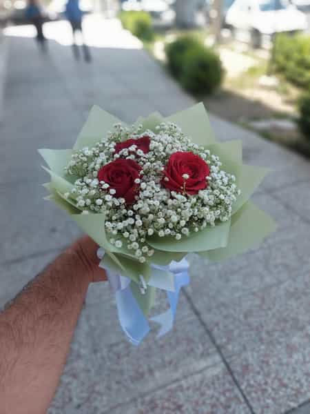 عکس گل فروشی پونه در نوروزیان قزوین