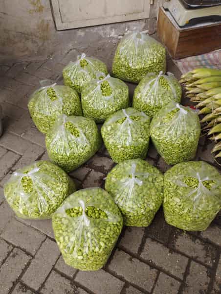 عکس تره بار کرمی در بازار همدان