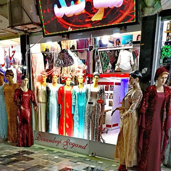 عکس خیاطی سوگند در بازار سنندج