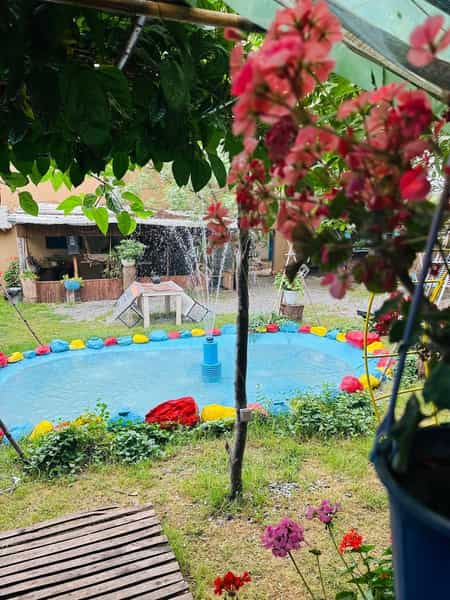 عکس کافه و خونه باغ سینا در مهدیه گرگان