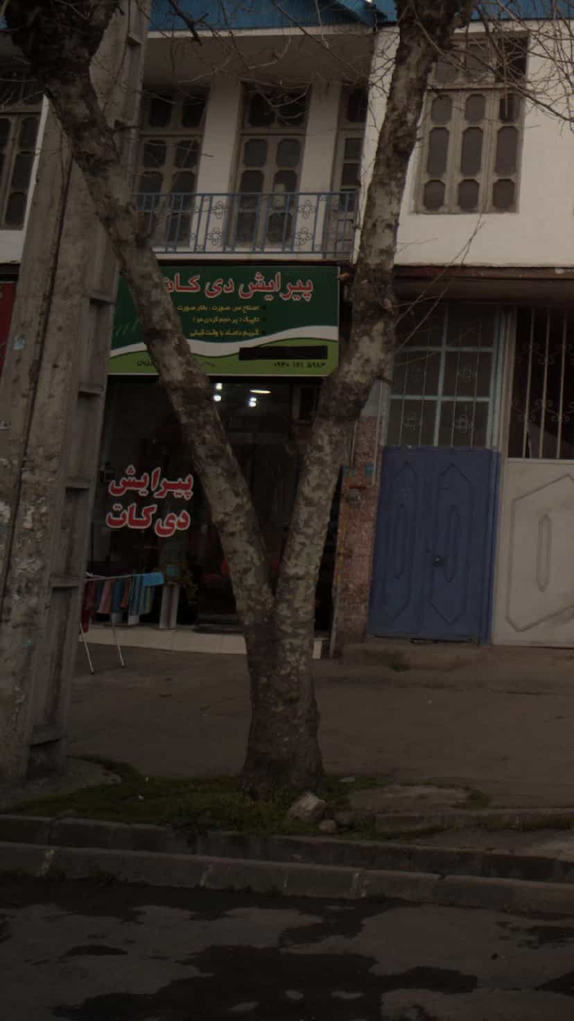 عکس پیرایش دی کات در کته پشت بندرعباس