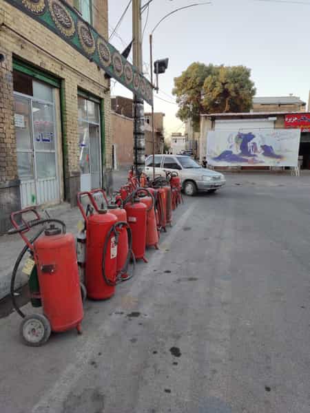 عکس خدمات شارژ کپسول های آتش نشانی آتشبان در حسن آباد ارومیه
