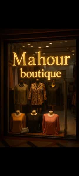 عکس بوتیک ماهور در زینبیه زنجان
