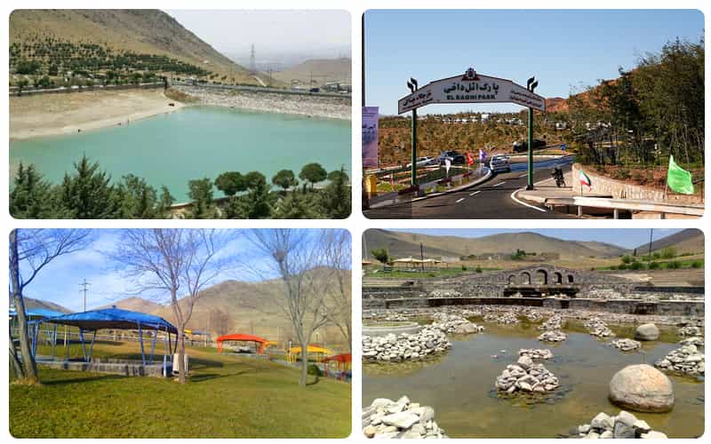 عکس پارک تفریحی ائل داغی شهرک کارمندان زنجان