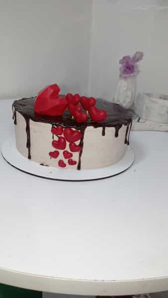 عکس کیک خانگی یاسی در جوی شور قم