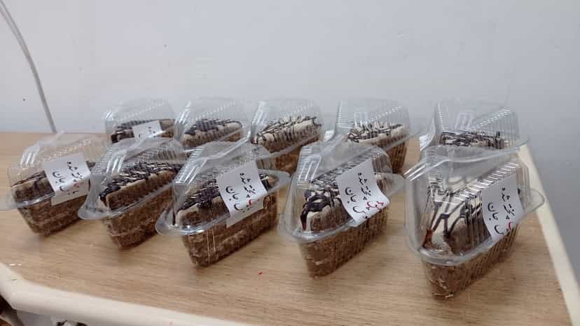 عکس کیک خانگی یاسی در جوی شور قم