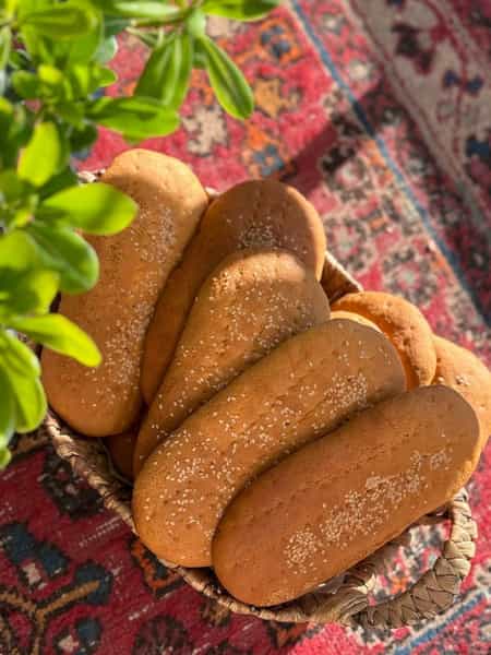 عکس نان کسمه سنتی دایی عباس شهرک قدس قم