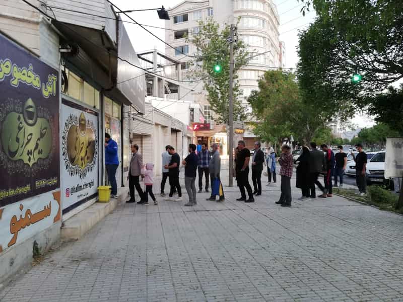 عکس حلیم چراغی در گلستان کرمانشاه