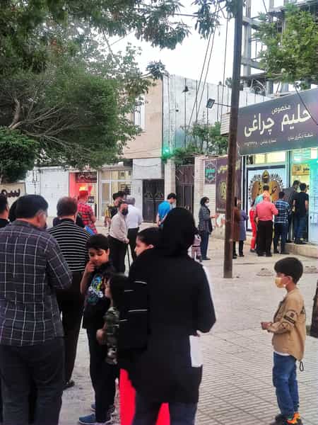 عکس حلیم چراغی در گلستان کرمانشاه