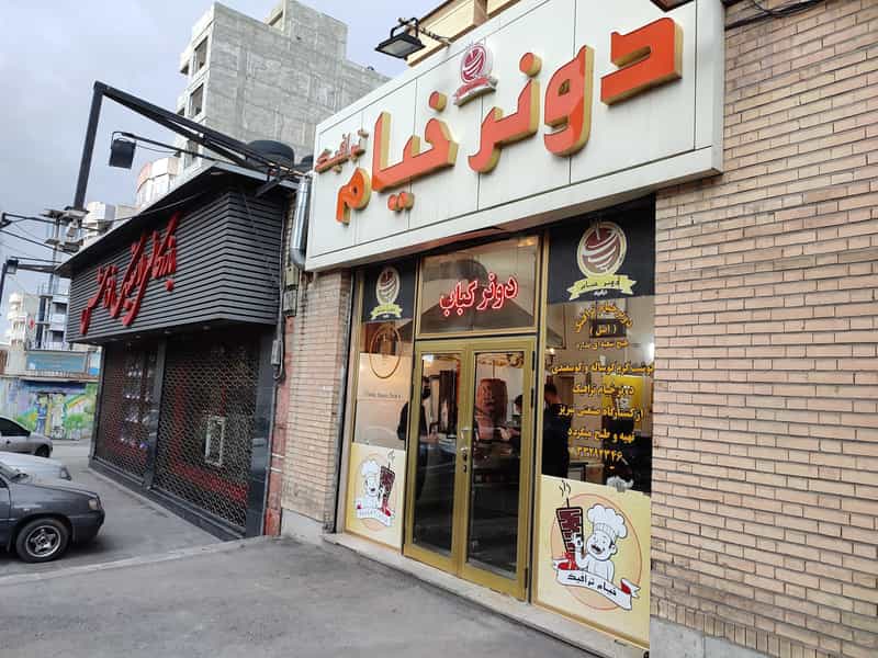 عکس دونر خیام ترافیک در ولیعصر تبریز