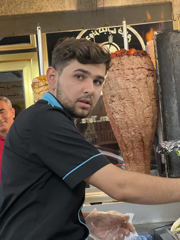 عکس دونر خیام ترافیک در ولیعصر تبریز