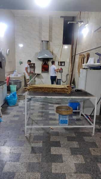 عکس سنگک پزی سنتی سار در دانشگاه تبریز تبریز