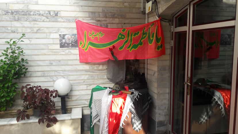 عکس منادی علم در قره آغاج(قدس) تبریز