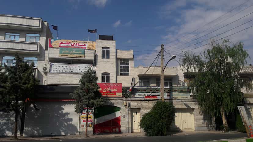 عکس منادی علم در قره آغاج(قدس) تبریز