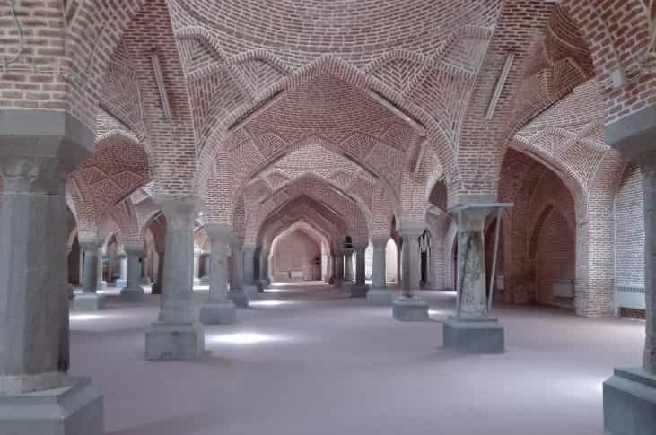 عکس مدرسه جعفریه در بازار تبریز