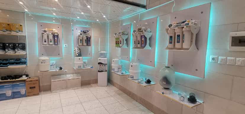 عکس تصفیه آب مدرن در شهر قم