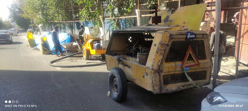 عکس کمپرسور تهران ری در شهر چهاردانگه