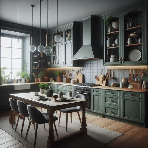 عکس کابینت و طراحی دکوراسیون بامبو در شهر چهاردانگه
