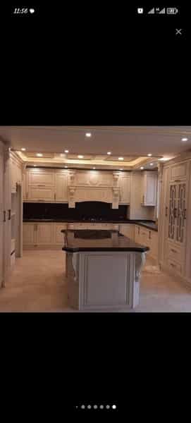 عکس دکوراسیون پازل چوب در صنعتی دکتر بهشتی تبریز