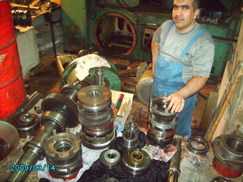 عکس خدمات مکانیک زنده رود در صنایع فولاد اهواز