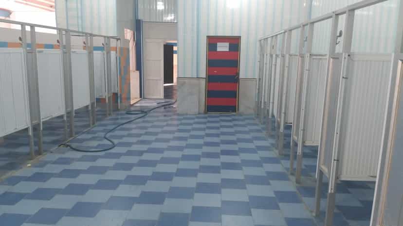 عکس استخر سرپوشیده راه آهن در امانیه اهواز