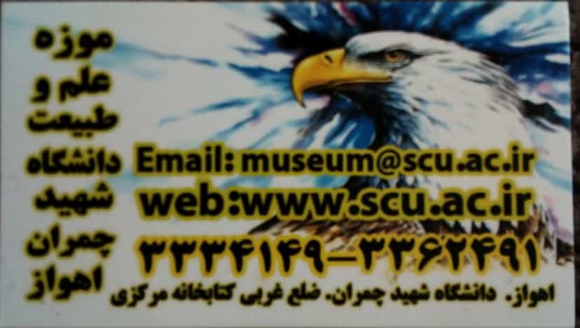 عکس موزه علم وطبیعت اهواز در دانشگاه چمران اهواز