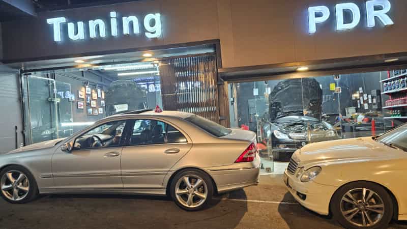 عکس تعمیرگاه بنز مهرداد حاجی یوسف در اتوبان ارتش